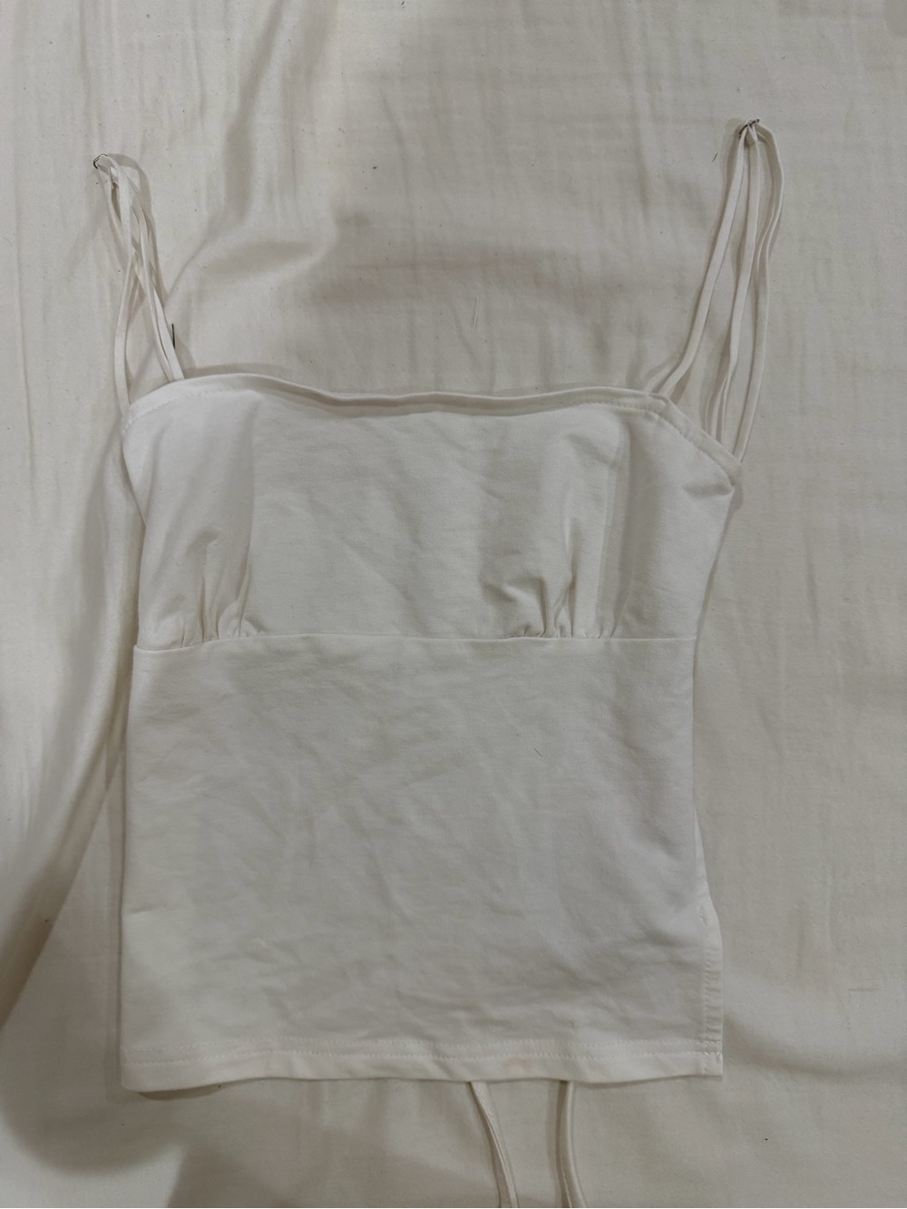 Edikted White Double-Strap Camisole